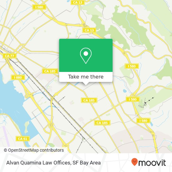Mapa de Alvan Quamina Law Offices