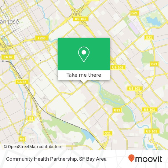 Community Health Partnership map