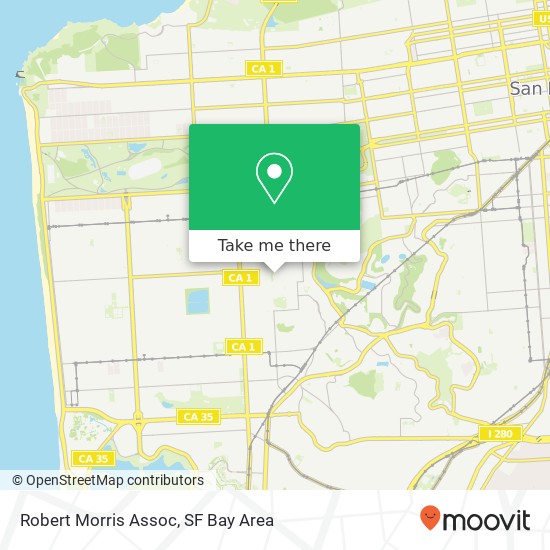 Robert Morris Assoc map