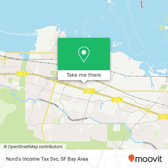 Nord's Income Tax Svc map