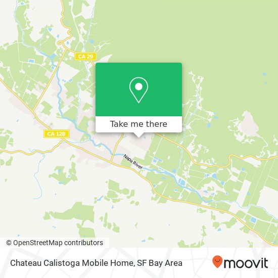 Chateau Calistoga Mobile Home map