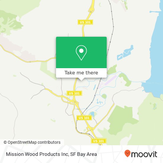 Mapa de Mission Wood Products Inc