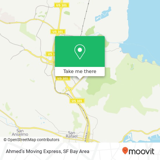 Ahmed's Moving Express map