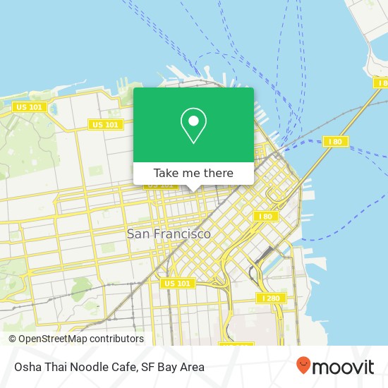 Mapa de Osha Thai Noodle Cafe