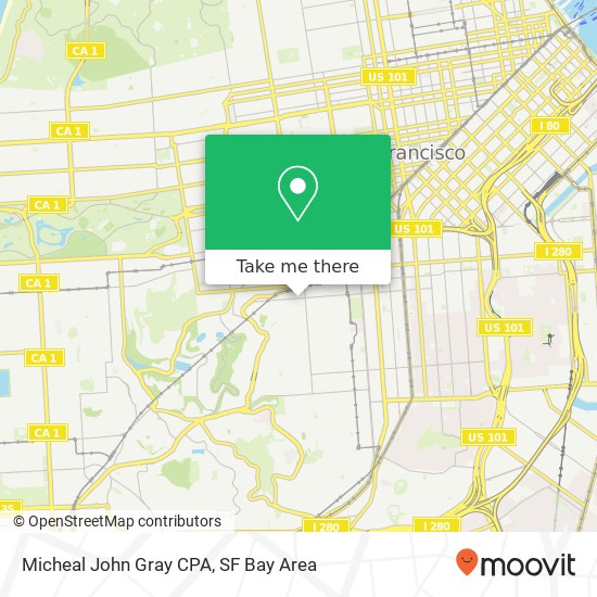 Micheal John Gray CPA map