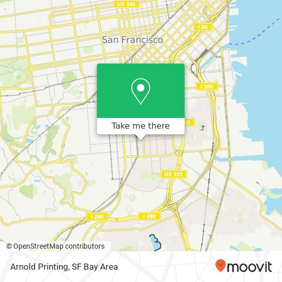 Arnold Printing map