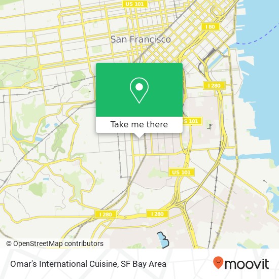 Omar's International Cuisine map