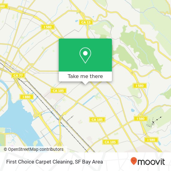 First Choice Carpet Cleaning map