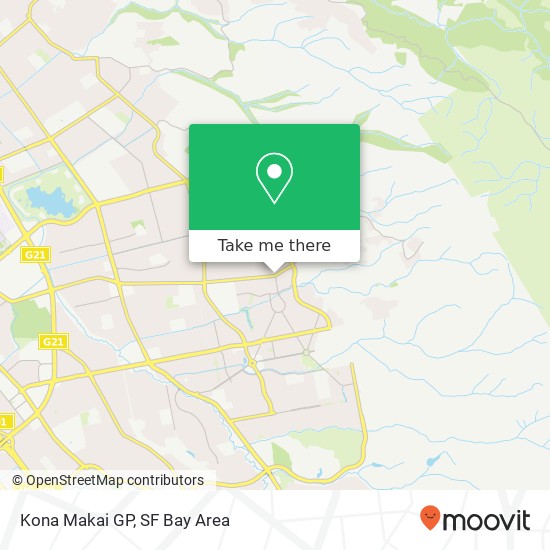 Mapa de Kona Makai GP