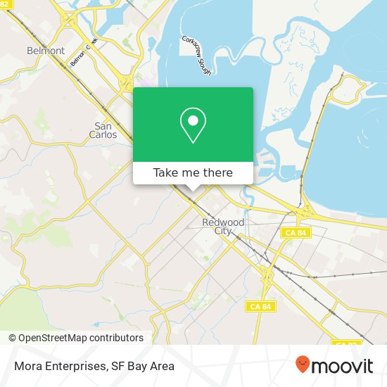 Mora Enterprises map