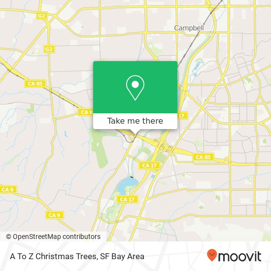 Mapa de A To Z Christmas Trees