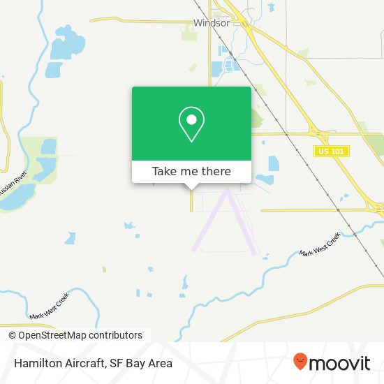 Mapa de Hamilton Aircraft