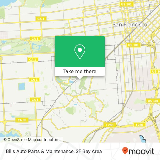 Bills Auto Parts & Maintenance map