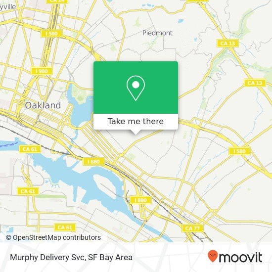 Mapa de Murphy Delivery Svc