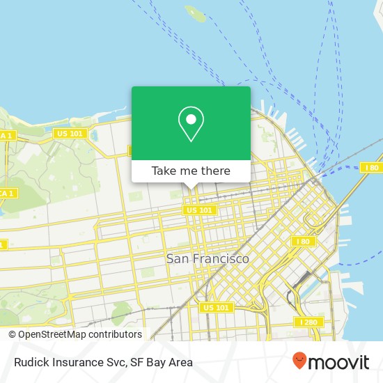 Rudick Insurance Svc map