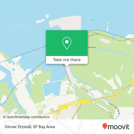 Glover Drywall map