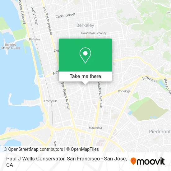 Mapa de Paul J Wells Conservator