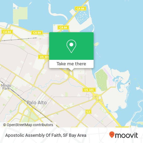 Apostolic Assembly Of Faith map