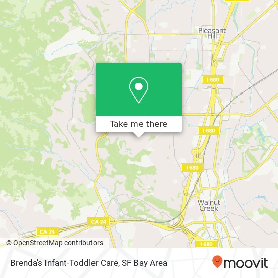 Brenda's Infant-Toddler Care map