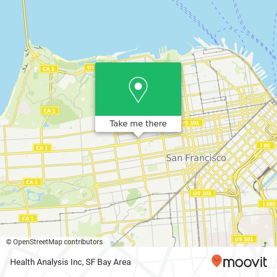 Health Analysis Inc map