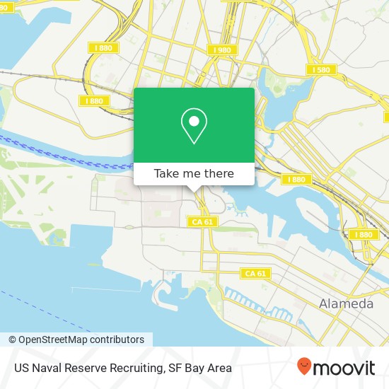 US Naval Reserve Recruiting map