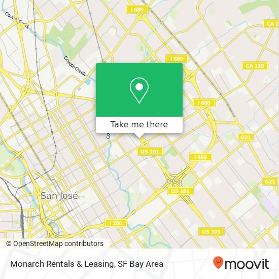 Monarch Rentals & Leasing map