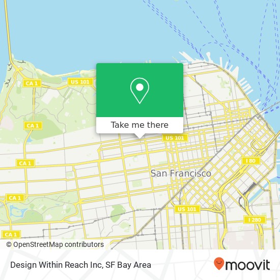 Design Within Reach Inc map