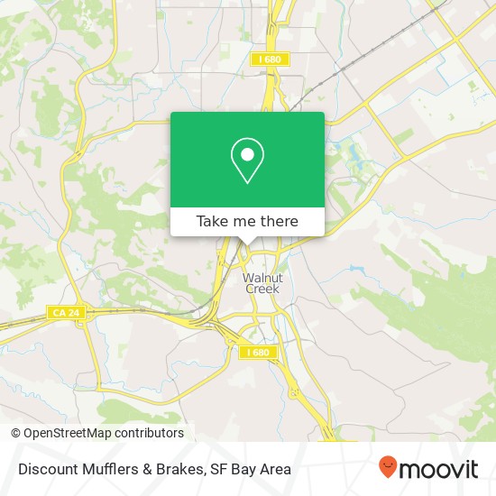 Mapa de Discount Mufflers & Brakes