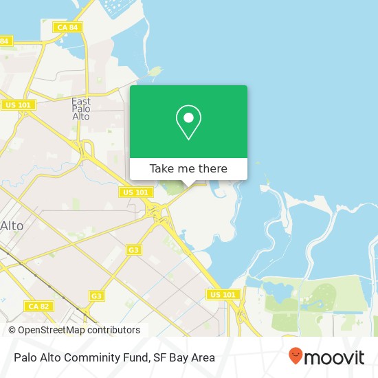 Palo Alto Comminity Fund map