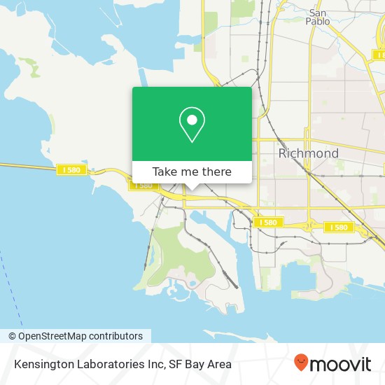 Kensington Laboratories Inc map