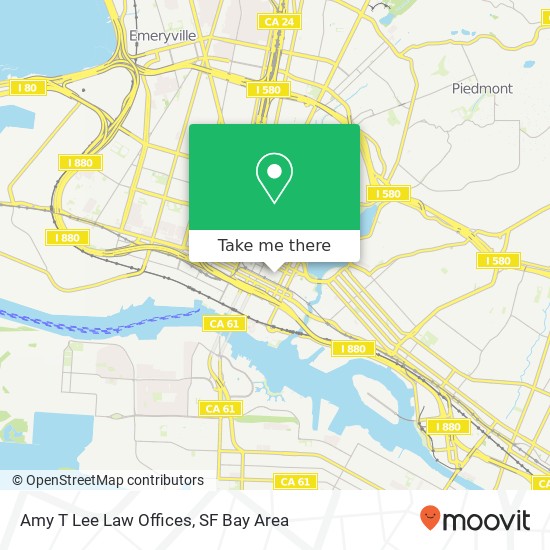 Amy T Lee Law Offices map