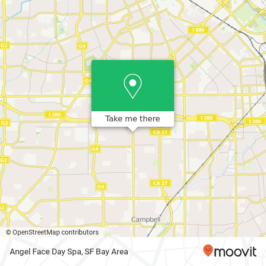 Angel Face Day Spa map