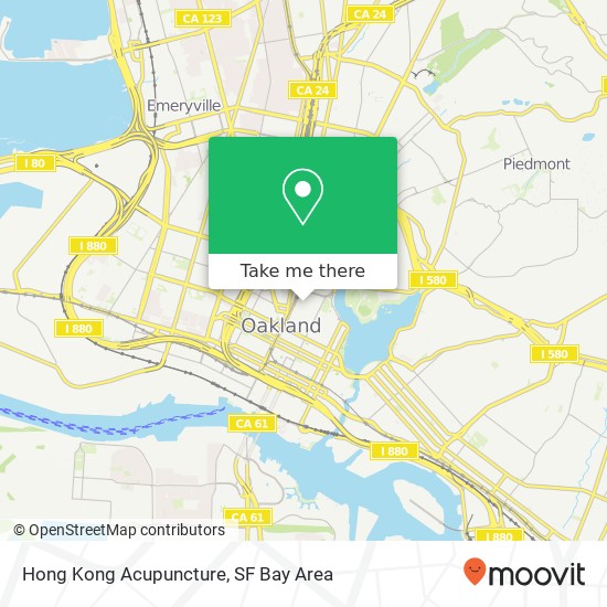 Hong Kong Acupuncture map