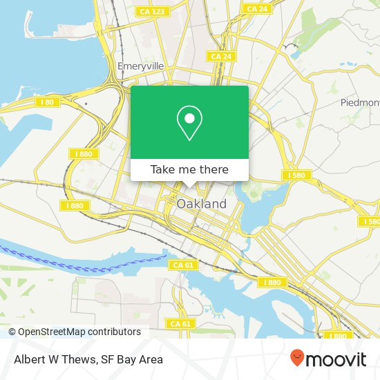 Albert W Thews map