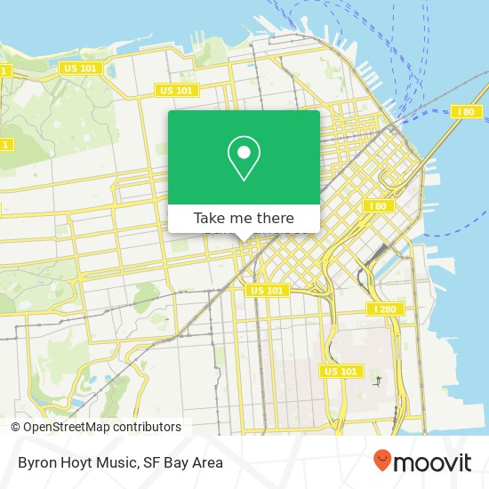 Byron Hoyt Music map