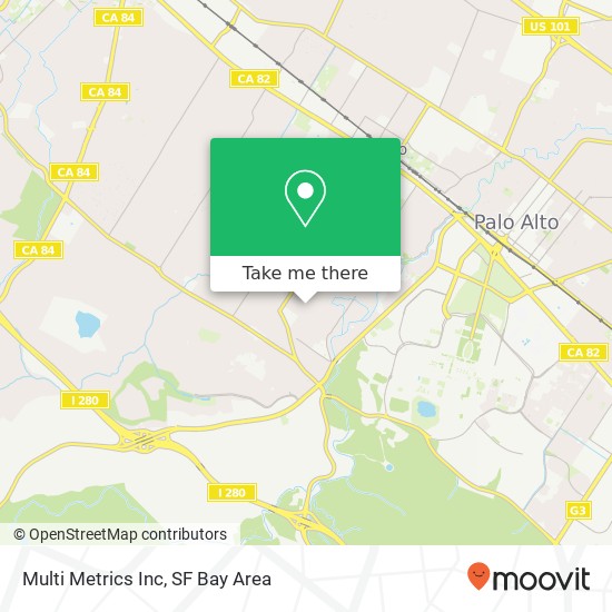 Mapa de Multi Metrics Inc