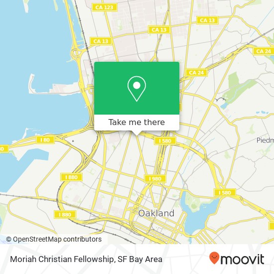 Mapa de Moriah Christian Fellowship