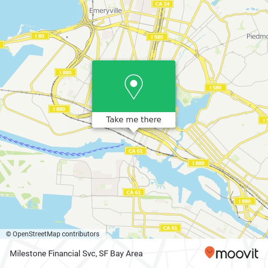 Milestone Financial Svc map