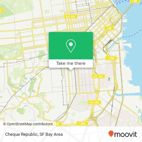 Cheque Republic map