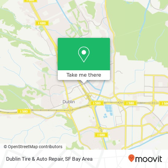 Dublin Tire & Auto Repair map