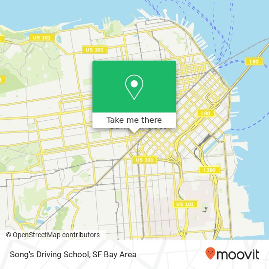 Mapa de Song's Driving School