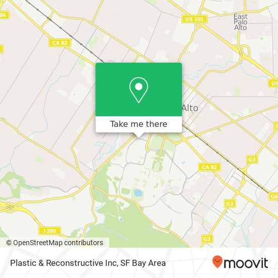 Mapa de Plastic & Reconstructive Inc