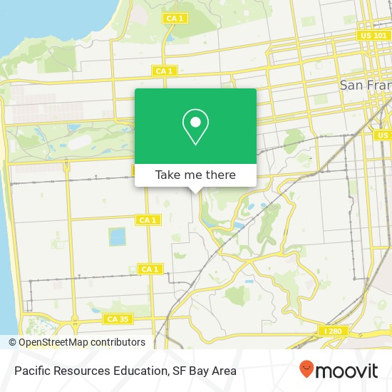Pacific Resources Education map