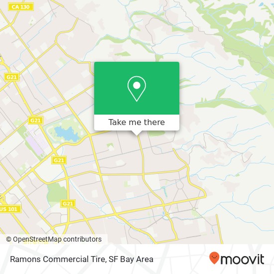 Ramons Commercial Tire map