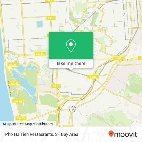 Mapa de Pho Ha Tien Restaurants