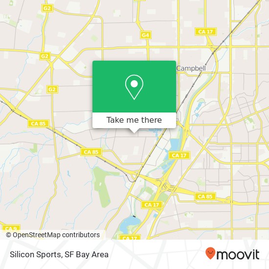 Silicon Sports map