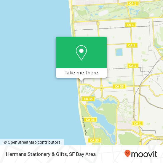 Mapa de Hermans Stationery & Gifts