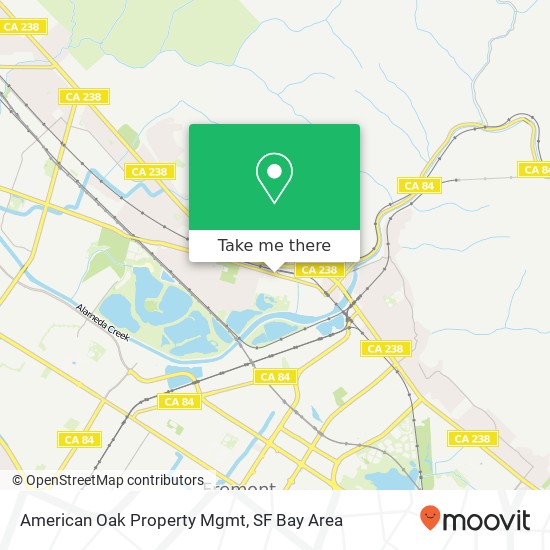 American Oak Property Mgmt map