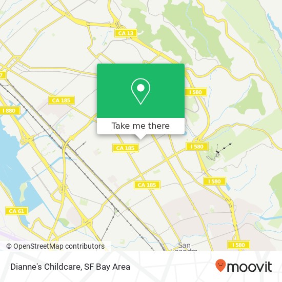 Dianne's Childcare map