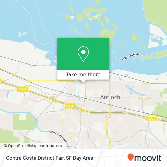 Mapa de Contra Costa District Fair